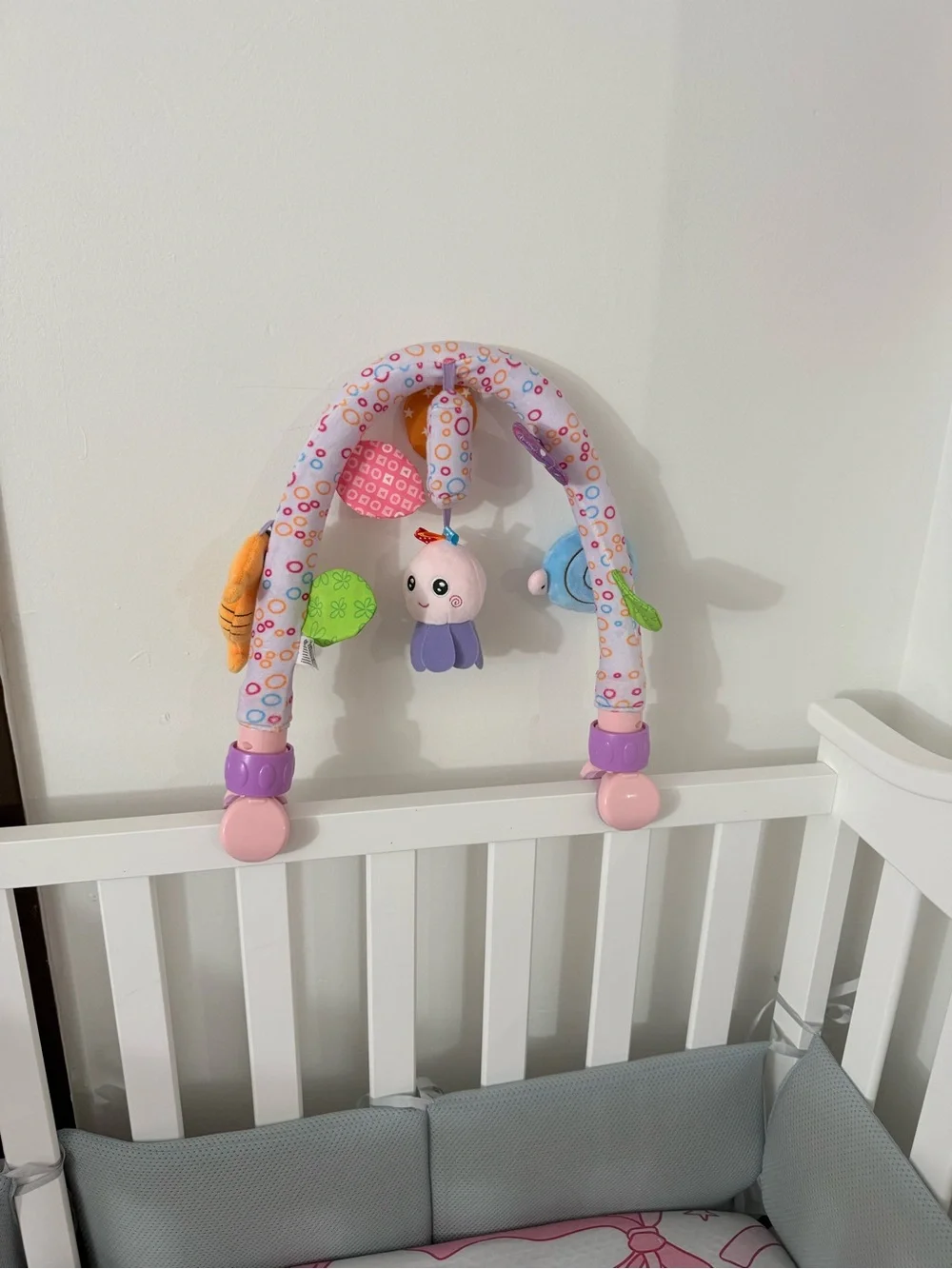 Baby Activity Arch with Plush Ocean Friends - Pink & Purple